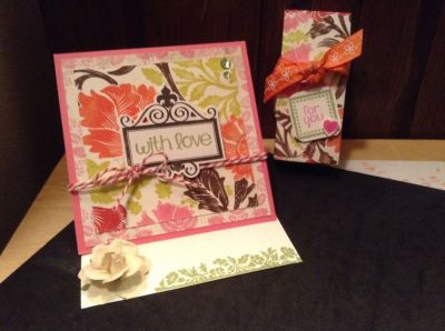 Anniversary Card & Box 
