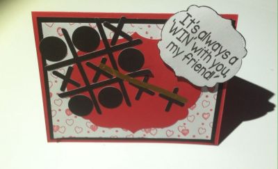 Think Outside the Box
A love card to show you will always WIN with that friend in your life. 
