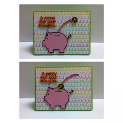 1 cent Euro Slider Card
