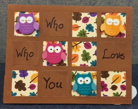 Who Love YOU outside of card
