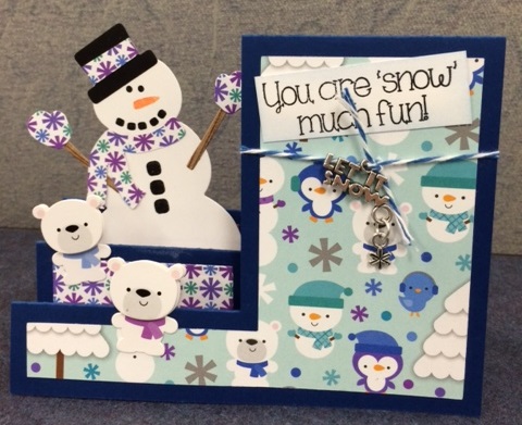 Your Snow much fun
Keywords: Sizzix Step-Ups Card, Basic, snowman2build