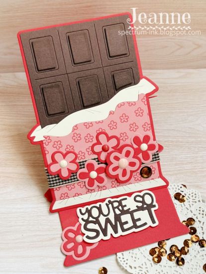 Inside of Easel Card
Keywords: Chocolate Candy Fold-It