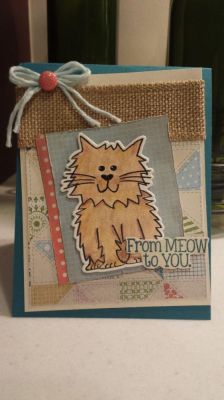 What's New Pussycat?
Card front.
