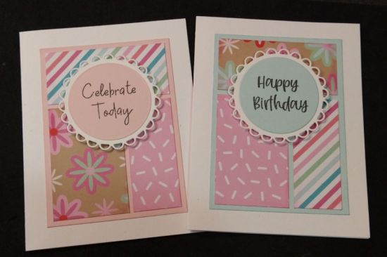 Eyelet Scallop Circle Cards
Papers from December 2019 card kit Love You collection
Keywords: Eyelet scallop circle