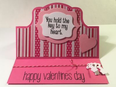 Heart Locket Stand Up Card
