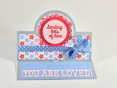 Valentine Circle stand up card
