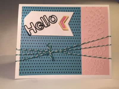 Hello! card
