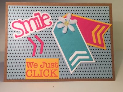 Smile card with Chevron Tags
