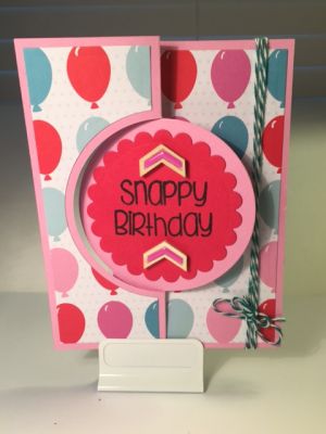 Snappy Birthday Flip It Card
