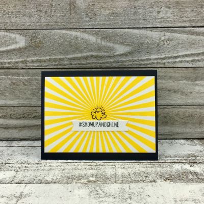 #SHOWUP ANDSHINE
hashtags2stamp, sunburst2stamp, TSOL papers and inks
