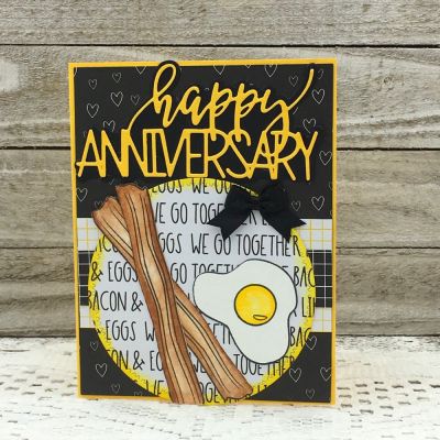 Trendy Happy Anniversary 
Trendy Happy Anniversary, w Circle Dies, baconandeggs2stamp, TSOL papers and ink
