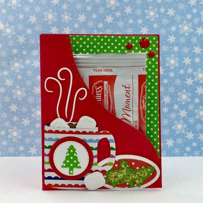  National Cocoa Day
Hot Chocolate Dies, Border Dies, W Circle Dies, Stitched Circle Dies, Stitched Oval Dies, Stocking Dies (tree), TSOL papers, glitter
