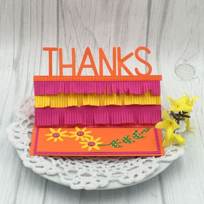 Thanks
Thanks Word Stand-Up, Fringe Dies, Ribbon Border Dies, TSOL papers
