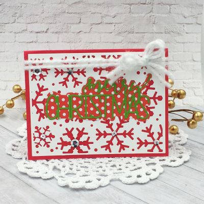 Snowflake Background Die
Snowflake Background Die, Trendy Merry Christmas, TSOL papers
