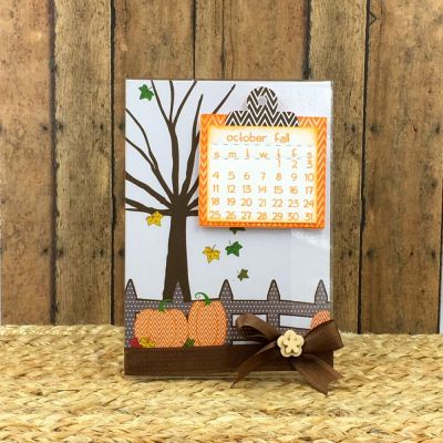 Desk Top Calendar 
calendar2build, acrylic frame, TSOL papers and ink
