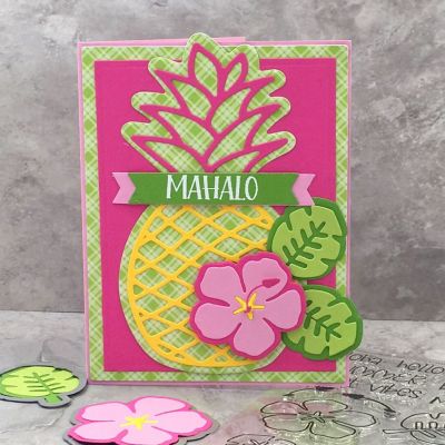 MAHALO
tropical2stamp, Pineapple Fold-it, TSOL papers and ink
