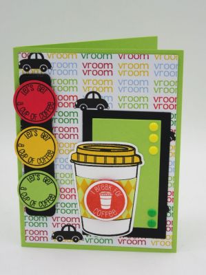 I “Break” for Coffee
Sizzix Coffee Stamps and Dies
TSOL Rectangle Dies
TSOL Circle Dies
TSOL papers and inks

