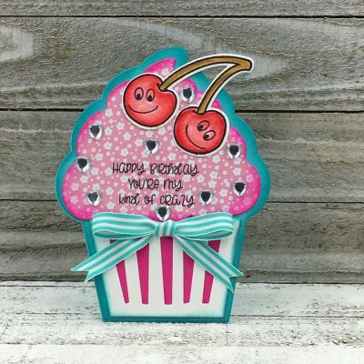 Sassy Happy Birthday
sassybirthday2stamp, Cupcake Fold-it, faces4stamps, TSOL papers and inks

