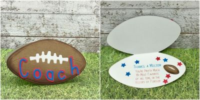 Coach Thank You
Football Fold-it, Lowercase Newport Letter Dies, January 2019 Card Kit (sentiment), Star Dies, TSOL papers and inks
