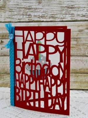 Happy Birthday
Sizzix Card Front, Happy Birthday Set
Sizzix Triplits Cupcakes
TSOL papers
