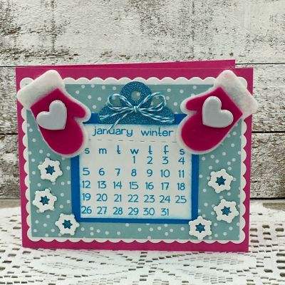 January Calendar
calendar2stamp, mittens2stamp, TSOL papers, felt, ink and embellishments
