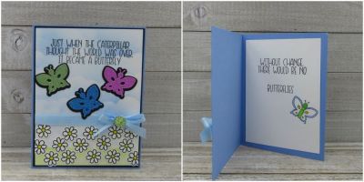 Just When The Catepillar Thought...
Butterfly2stamp Dies
Sayings4butterfly
Scarecrow2stamp (flowers)
TSOL papers, ink and seam binding

