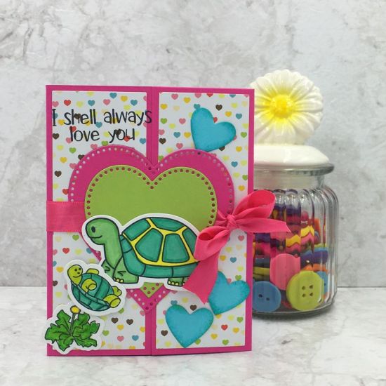 I Shell Always Love You
tortie2stamp, Gate Fold A2 Card Die, Dotted Heart Dies, Heart Dies
