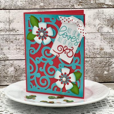Love You
Swirl A2 Card Base Die Set

