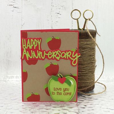 Happy Anniversary 
Fancy That Word Dies, apples2stamp with Dies, TSOL papers and inks
