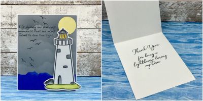 See the Light
sayings4lighthouse, Circle Dies, TSOL papers and ink 

