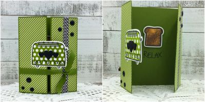 You’re Toast
toast2stamp, moretoast2stamp, Sizzix Half A2 Card, flipflops2stamp, TSOL papers, ribbon and ink
