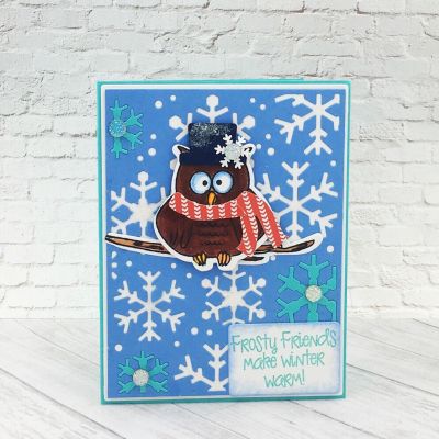 Snowflake Background Die
Snowflake Background Die, owlpudgie7, snowman2build, glitter, TSOL papers and inks
