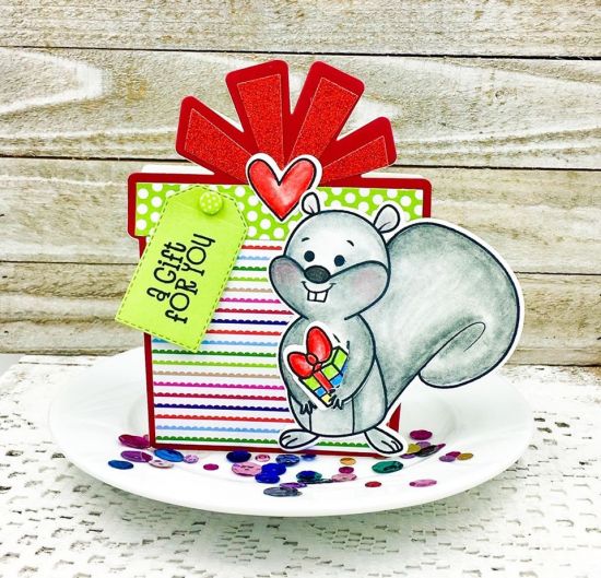A Gift  for Your
squirrelgift4you, Gift Fold-it, Stitched Tag Dies
