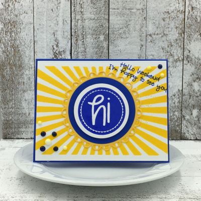 Hi!
lotsofhellos2stamp, Sunburst2stamp, 
