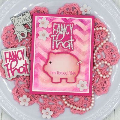 Fancy That
Fancy That Word Dies, Chevron Background Die, piggy2stamp, crayons2stamp, TSOL papers and inks 
