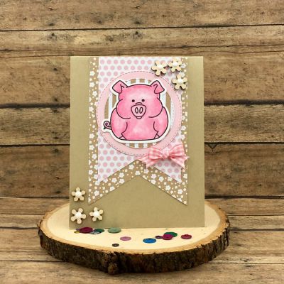Pudgie Pig
pigpudgie21, Stitched Circle Dies, TSOL papers, ink and embellishments
