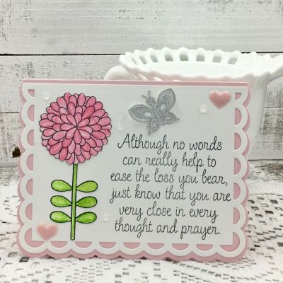 With Sympathy
sympathy2stamp, Sizzix Card Scallop w/Thanks Sentiment Set, mums2stamp, Butterfly Dies, TSOL papers and ink
