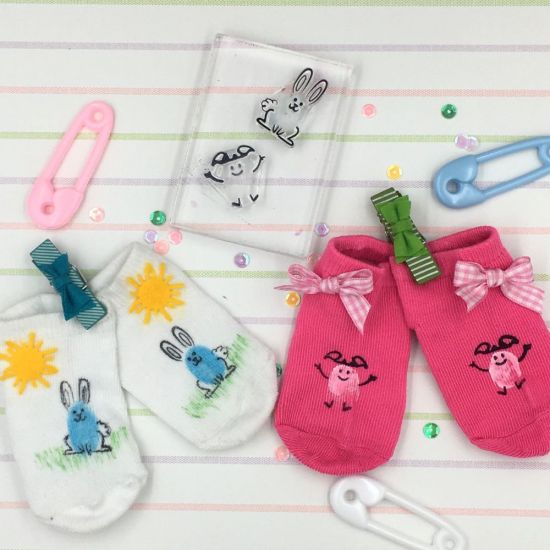 Fingerprint Baby Socks
