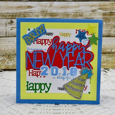 Happy New Year
Trendy Happy New Year Die
Sizzix Triplits Party Hat
Graduation Dies
Sizzix Star Dies
TSOL papers and ink
