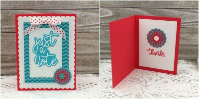 Just a Note
words4jar Dies, Scalloped Rectangle Dies, Stitched Rectangle Dies, Stitched ONLY Rectangles, Fancy Hearts and Spiros Dies, TSOL papers and ribbon
