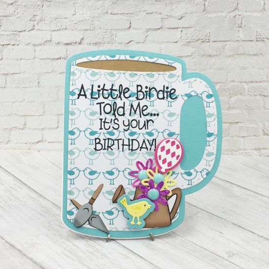 A Little Birdie Told 
littlebirdie2share, Mug Fold-it, TSOL papers and ink
