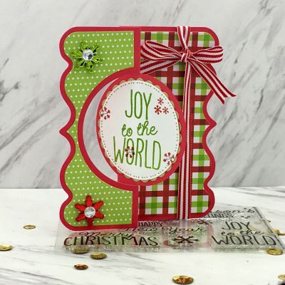 Joy to the World
Christmasgreetings2stamp, Exclusive Flip-its Card Circle, TSOL papers and inks 
Keywords: FancyEdgeFlipit