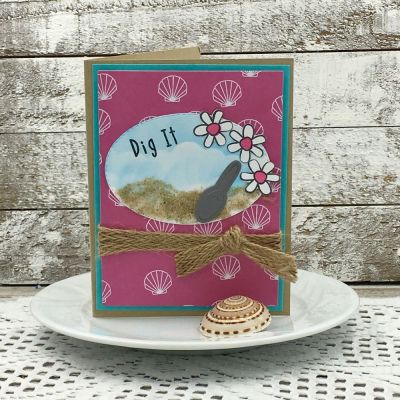 Dig It
garden2stamp, Patterns4garden, Stitched Ovals, TSOL papers and ink  
