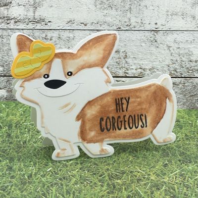 Hello Corgeous
Standing Corgi Fold-it, corgis2stamp
