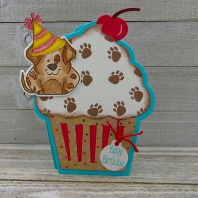 Yappy Birthday
dogspotpudgie2stamp, Cupcake Fold-it, TSOL Mini Tags, birthday4cookie, TSOL papers & inks
