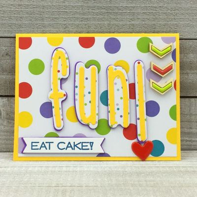 Fun!
3.5 Inch Lowercase Alphabet Dies
cake2stamp Stamp Set 
TSOL papers and ink
