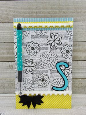 Personalized Notebook
3.5 Inch Uppercase Alphabet Dies
TSOL Small Bow Dies
TSOL papers and Washi Tape
