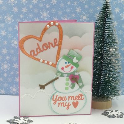 You Melt My Heart
December Kit Club 2018 (Adore), snowman2build, Border Dies, TSOL papers and inks
