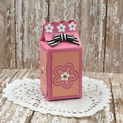 Flower Milk Carton
Milk Carton Die, TSOL papers and ribbon
