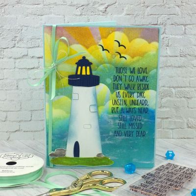 Those We Love
sorry4yourloss, lighthouse2stamp, Border Dies (clouds), TSOL papers and inks
